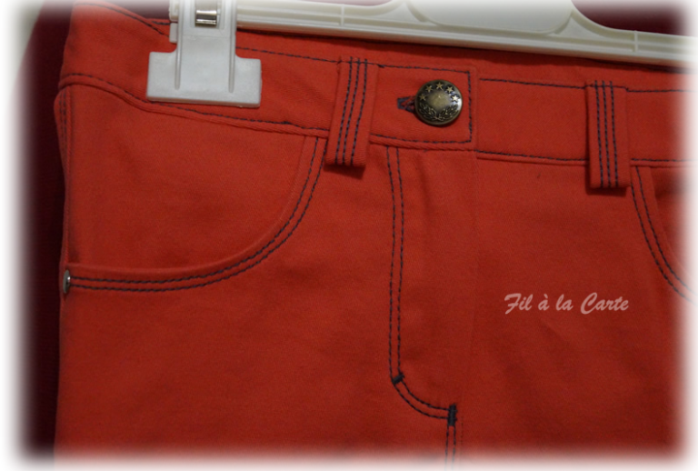 Jeans corail 6a+2