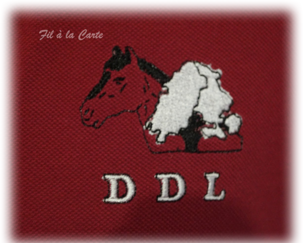 Polo brodeaux DDL2