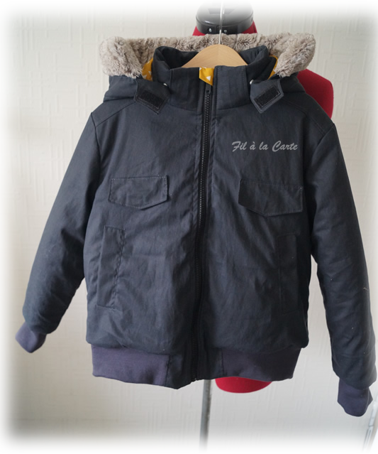 Manteau hiver gris 10a