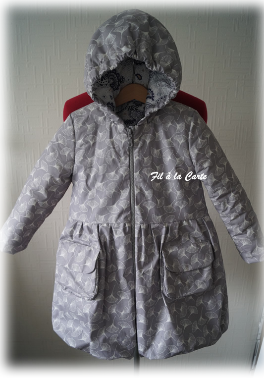 Manteau hiver gris gincko 7a