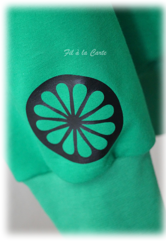 Sweat vert flexé homme3