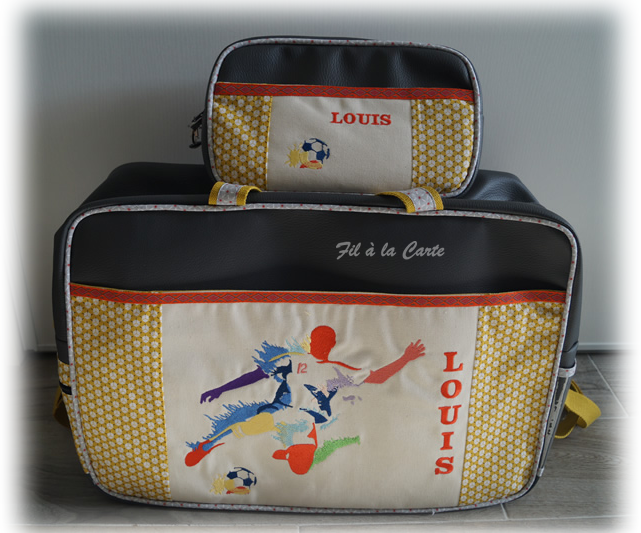 Sac voyage trousse foot