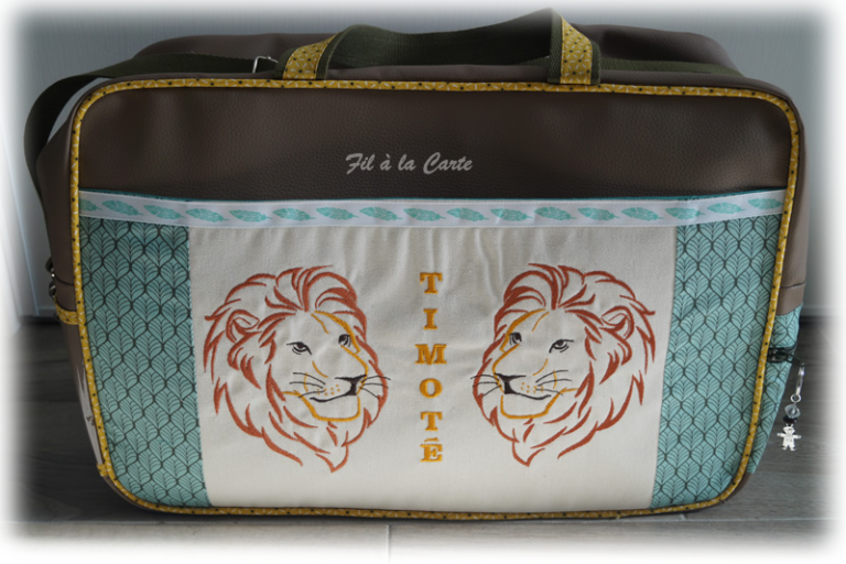 Sac voyage trousse lions2