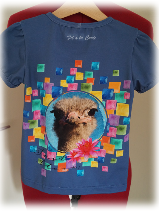 Tee shirt profils animaux 122 cm4