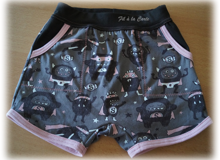 Pyjama short débardeur marron3