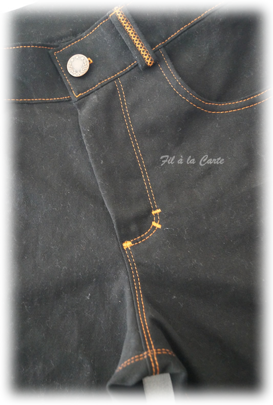 Jeans bleu noir 146 cm5
