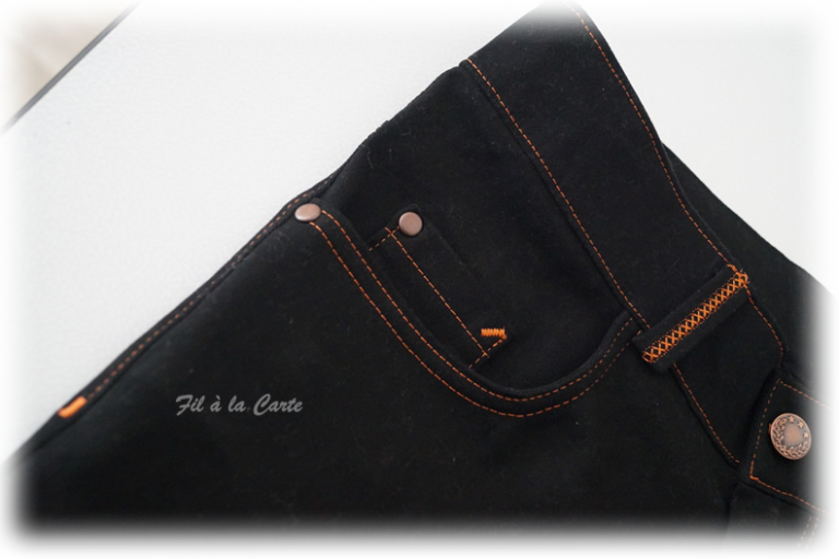 Jeans bleu noir 146 cm6
