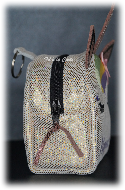 Mini sac licorne paillettes2