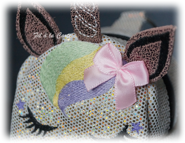 Mini sac licorne paillettes3