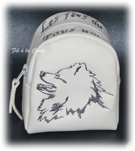 Mini sac Spitz blanc