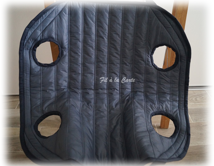 Sac transport chien bleu gris3