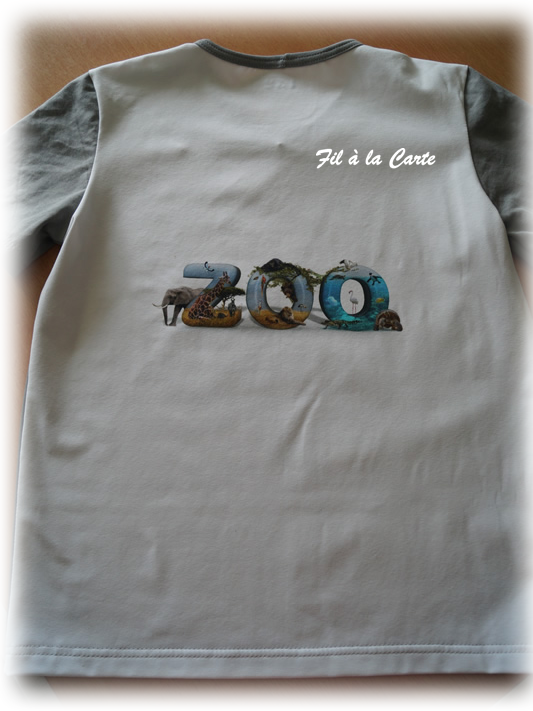 Tee shirt zoo 152cm4