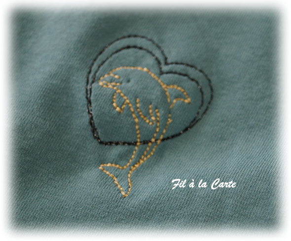 Ensemble short débardeur dauphin 140 cm4