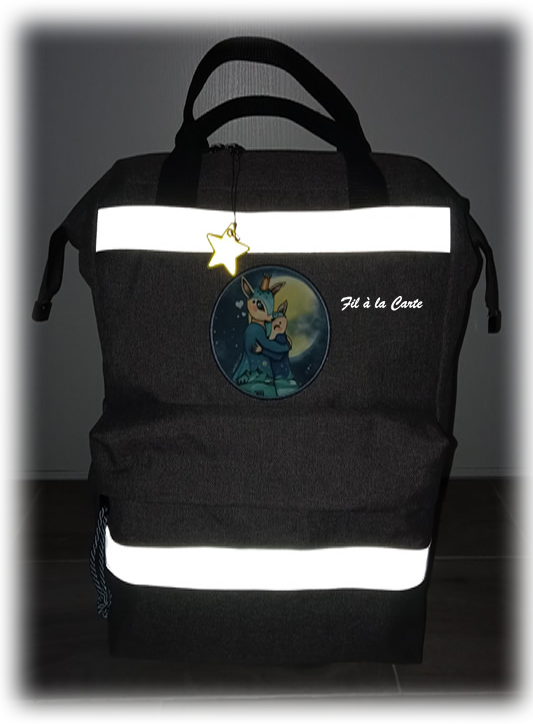 Sac à dos ouverture métal biche12