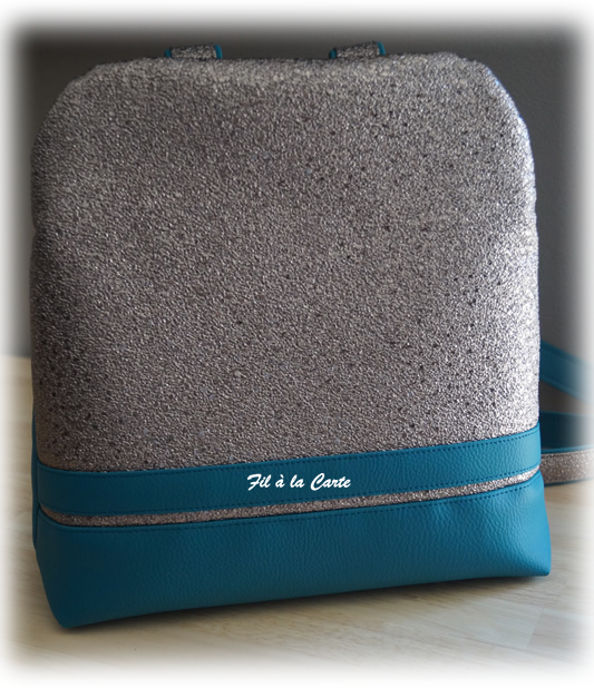 Volte small turquoise paillettes