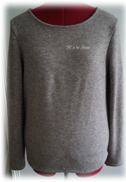 Pull taupe